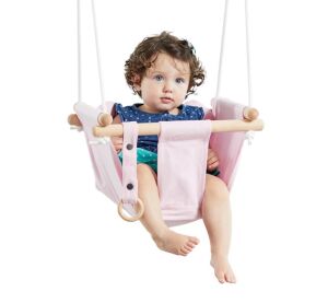 2Kids Toys Baby Textile Swing 100% Cotton Pink